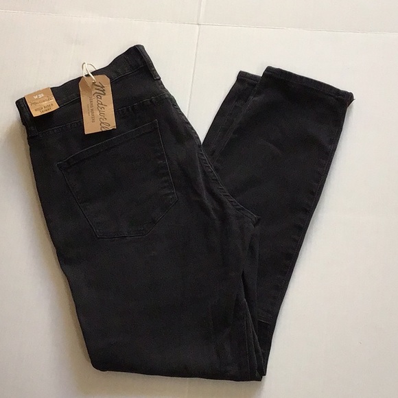 Madewell Other - MADEWELL black motor style jeans